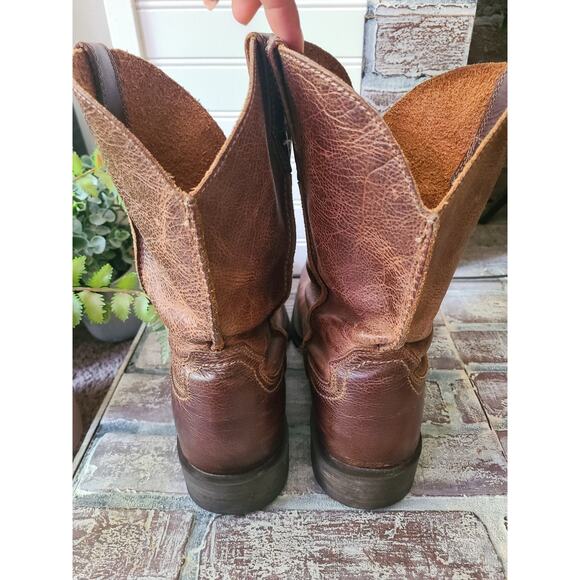 Ariat Men’s Heritage Rambler Wicker Leather Square Toe Cowboy Boot 11D 10015307 - Picture 4 of 8